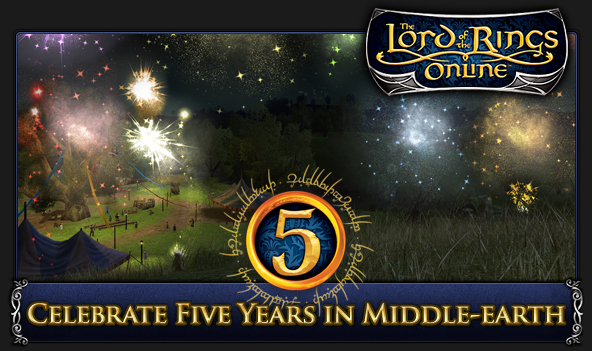 Celebrate Five Years in Middle-earth!